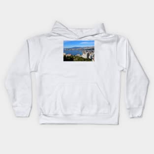 Benidorm Skyline Cityscape Costa Blanca Spain Kids Hoodie